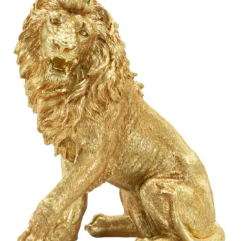 Mauro Ferretti Statueta Decorativa Leul Shant 45X29X53 | Aosom Romania imagine