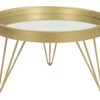 Mauro Ferretti SUPORT TAVA GLAM GOLD/OGLINDA CM O 31X18 imagine