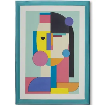 Mauro Ferretti Tablou Pictat Pe Panza, Picassy, Cu Rama -B- Cm 50X3,3X68 | Aosom Romania imagine