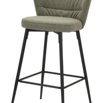 Mauro Ferretti Taburet Bar Losanna Verde, Set 2 Bucati,cm 52X59X108 | Aosom Romania imagine