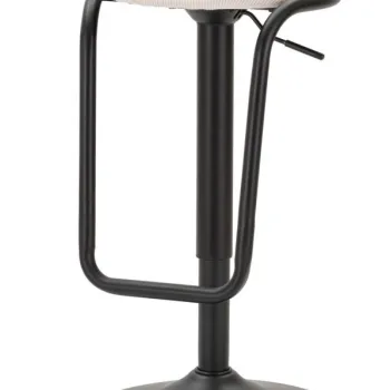 Mauro Ferretti Taburet De Bar Destiny Alb cm O 41X61-83 | Aosom Romania imagine