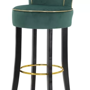 Mauro Ferretti TABURET DE BAR LUXY CREM CM 46X48X96 imagine