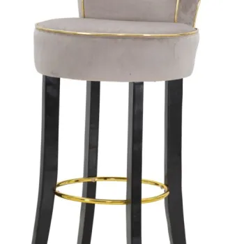 Mauro Ferretti Taburet De Bar Luxy Gr cm 46X48X96 | Aosom Romania imagine