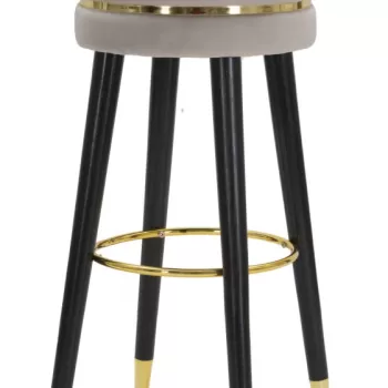 Mauro Ferretti TABURET DE BAR PARIS GRI/AURIU CM O 35X74 imagine