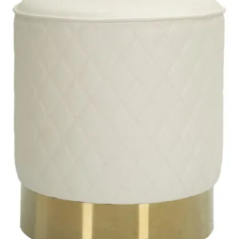 Mauro Ferretti Taburet Rotund Sharon cm O36X39 | Aosom Romania imagine