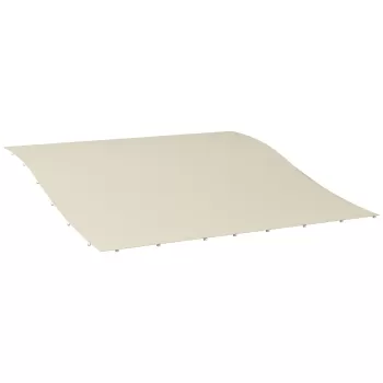 Outsunny Acoperis pergola, Copertina de rezerva pentru pergola cu orificii de scurgere, pentru pergole de 2,5 x 3(m) cu inclinatie, Bej imagine