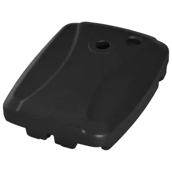 Outsunny Baza pentru Umbrela cu Brat, Baza in T si Rotile, 80x60x17 cm, Negru | Aosom Romania imagine