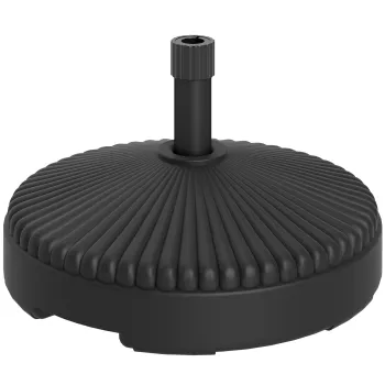 Outsunny Baza pentru Umbrela de Soare, Umpluta cu Nisip sau Apa, ?55x30 cm, Negru | Aosom Romania imagine