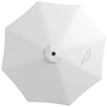 Outsunny Copertina de Rezerva pentru Umbrela cu Priza de Aer, Rezistenta la UV si Apa, O295 cm, Alb | Aosom Romania imagine