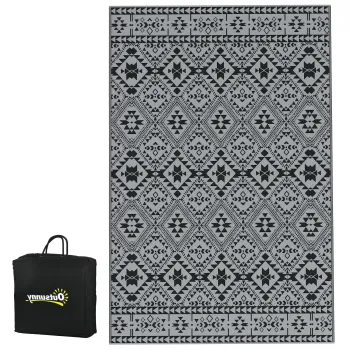 Outsunny Covor de Exterior Reversibil cu Geanta de Transport | Aosom Romania imagine
