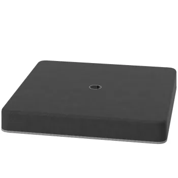 Outsunny Greutati de baza pentru suport de umbrela de soare, Impermeabil, umplut cu nisip, Plastic, 89L x 89B x 10,5I cm, Negru | Aosom Romania imagine