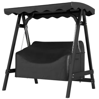 Outsunny Husa pentru leagan de gradina 2 locuri, husa de protectie impermeabila, rezistenta la vant si la UV, material Oxford 420D | Aosom Romania imagine