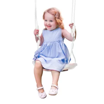 Outsunny Leagan pentru copii 9-36 luni din plastica PP si PE pentru spatii interioare si exterioare cu lumini LED, 39x16.5x120-180 cm, alb | AOSOM RO imagine