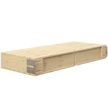 Outsunny Masa de Picnic Pliabila cu Scaune si Gaura pentru Umbrela, Set de Masa si Scaune de Camping Portabile cu Cadru din Aluminiu, pentru Terasa imagine