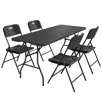 Outsunny masute pentru plaja usoare mobilier de camping bucatarie plastic pop pliabil pentru banchete | Aosom Romania imagine