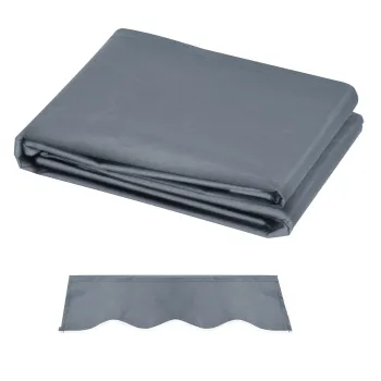 Outsunny Material de Inlocuire Copertina, Rezistent la Apa, 4 x 3 m, Gri | Aosom Romania imagine