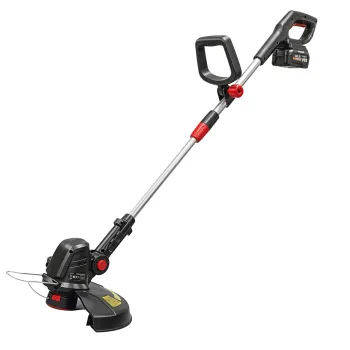 Outsunny Motocoasa pe baterie 18V cu 2 baterii 4.0Ah si incarcator Bara reglabila Cap si maner reglabile Argintiu | Aosom Romania imagine