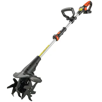 Outsunny Motocultivator de gradina, latime 20 cm, adancime 18 cm (Baterie si incarcator excluse) | Aosom Romania imagine