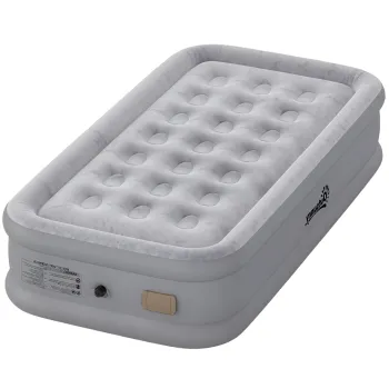 Outsunny Saltea gonflabila 1 persoana auto-umflanta cu pompa electrica integrata in 3 minute, suprafata plusata | Aosom Romania imagine