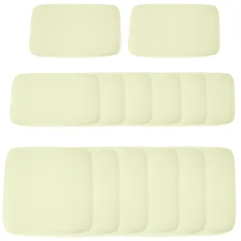 Outsunny Set de 14 Huse de Schimb pentru Pernele de Mobilier Gradina - 6 Huse Pentru Perne de Sezut, 8 Huse Pentru Perne Spatar - Huse cu Fermoar din Poliester Impermeabil Crem | Aosom Romania imagine