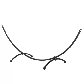 Outsunny Structura pentru Hamac Universal de 3m, Suport din Metal, 300x90x100cm, Negru | Aosom Ro imagine
