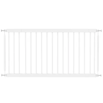 PawHut Bariera de siguranta pentru caini mici extensibila 67-93,5 cm, inaltime 45 cm, pentru usi si scari, Alb | Aosom Romania imagine