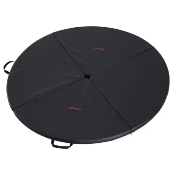 Soozier covoras protectie pliabil, PVC si spuma, ?150x5 cm | AOSOM RO imagine