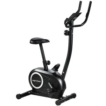 SPORTNOW Bicicleta Bluetooth, cu aplicatie, silentioasa, 8 niveluri rezistenta magnetica pentru acasa. | Aosom Romania imagine