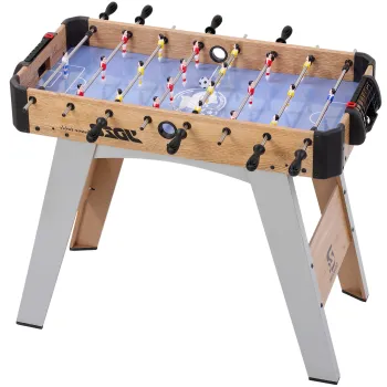 SPORTNOW Fotbal de masa: Masa mini de 89 cm, 2 marcatoare manuale, Violet | Aosom Romania imagine