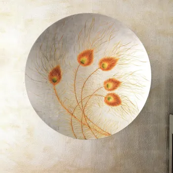 STONES Farfurie decorativa 65cm X 65cm H. 1cm | Aosom Romania imagine