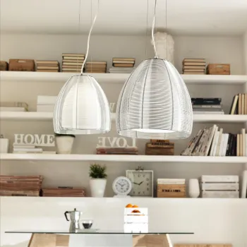 STONES Lampa suspendata 30cm X 30cm H. 120cm | Aosom Romania imagine