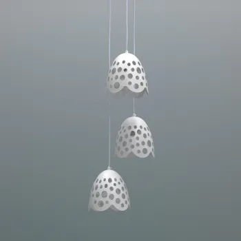 STONES Lampa suspendata O.19,5cm X O.19,5cm H. 125cm | Aosom Romania imagine