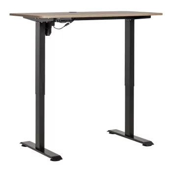 Vinsetto Birou Reglabil cu 4 nivele de Inaltime Design Anti-coliziune din Metal si Lemn imagine