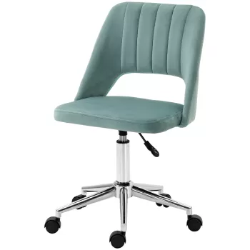 Vinsetto Scaun pentru Serviciu Ergonomic pentru Birou cu Inaltime Reglabila Verde imagine