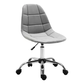Vinsetto scaun rotativ, ergonomic, 59x59x81-91cm gri | AOSOM RO imagine