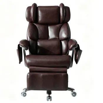 XXL Scaun de birou ergonomic, Maro | Aosom Romania imagine