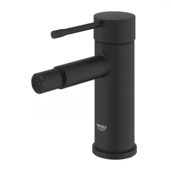 Baterie bideu monocomanda Grohe Essence S negru mat Phantom Black imagine