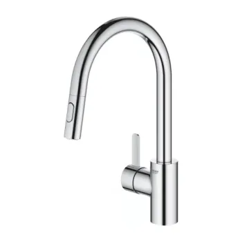 Baterie bucatarie cu dus extractibil Grohe Eurosmart Cosmopolitan finisaj crom lucios imagine