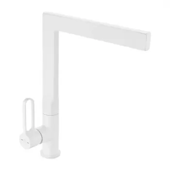 Baterie bucatarie FDesign Zaffiro alb mat monocomanda imagine