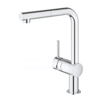 Baterie bucatarie Grohe Minta crom lucios cu dus extractibil imagine