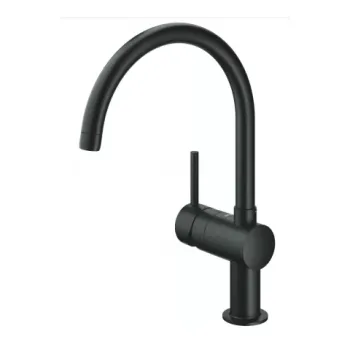 Baterie bucatarie Grohe Minta monocomanda negru mat imagine