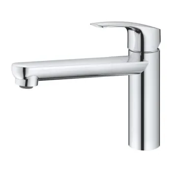 Baterie bucatarie mobocomanda Grohe Eurosmart cu pipa medie crom lucios imagine