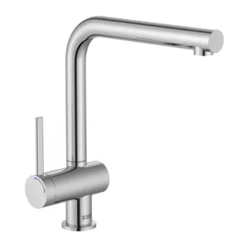 Baterie bucatarie Roca Ona Cold Start cu pipa rotativa crom lucios imagine