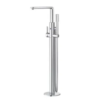 Baterie cada freestanding Grohe Lineare monocomanda crom lucios imagine