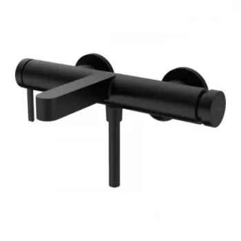 Baterie cada si dus Hansgrohe Finoris negru mat monocomanda imagine