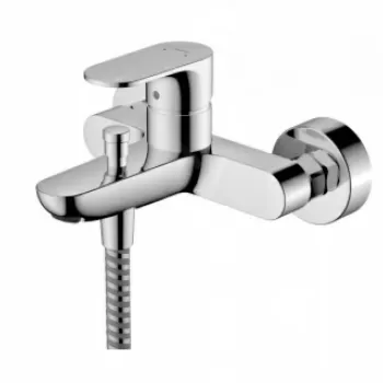 Baterie cada si dus Hansgrohe Rebris S, culoare crom imagine