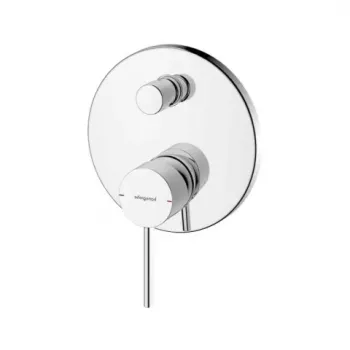 Baterie cada si dus Hansgrohe Zesis S, montaj incastrat, crom imagine