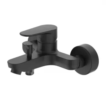 Baterie cada si dus Ideal Standard Cerafine O negru mat monocomanda imagine