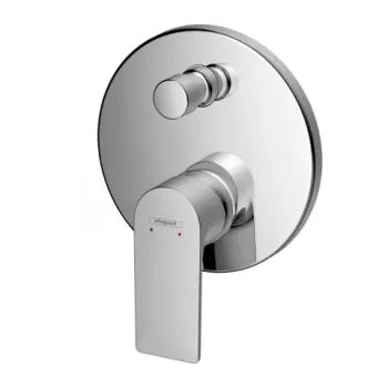 Baterie cada si dus incastrata Hansgrohe Rebris E crom lucios imagine