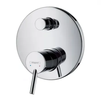 Baterie cada si dus incastrata Hansgrohe Talis S crom lucios imagine